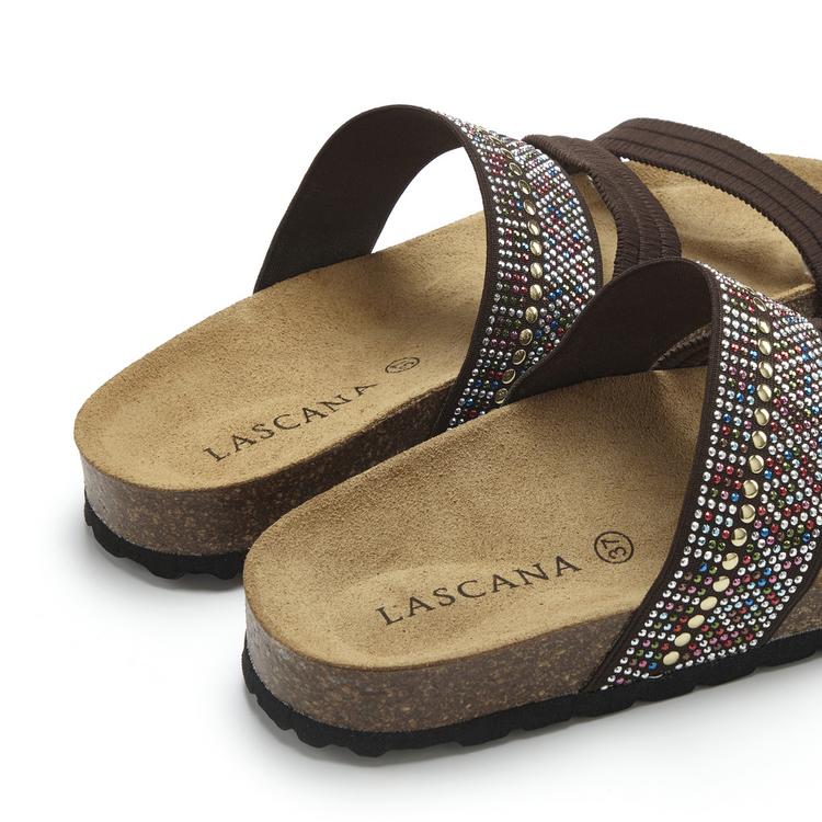 Lascana Lascana Pantolette Sandalen Damen - braun - 2 | SportScheck