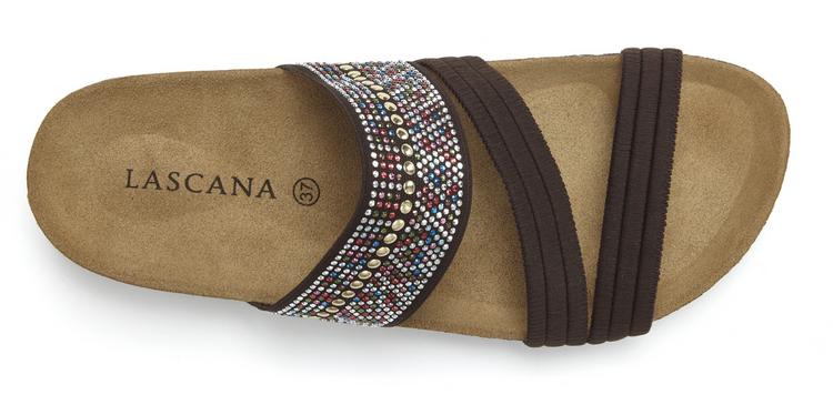 Lascana Lascana Pantolette Sandalen Damen - braun - 3 | SportScheck