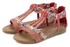 Lascana Sandale Sandalen Damen - rot