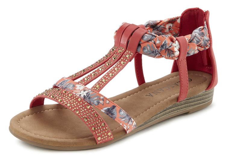Lascana Lascana Sandale Sandalen Damen - rot - 0 | SportScheck
