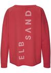ELBSAND Sweatshirt Sweatshirt Damen - rot