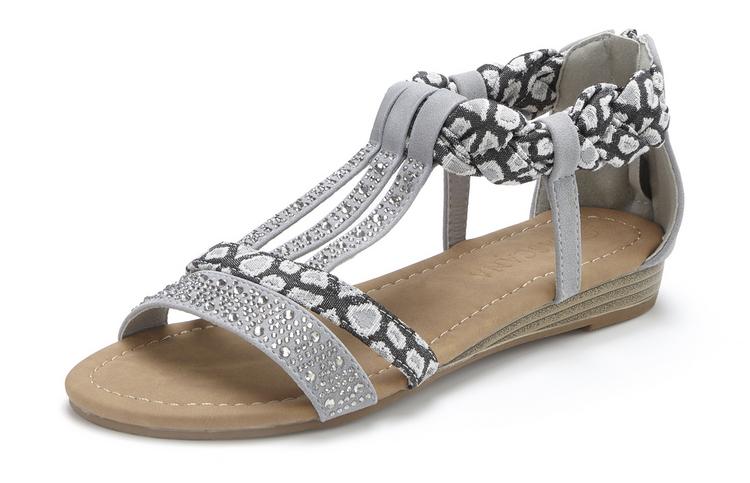 Lascana Lascana Sandale Sandalen Damen - grau - 0 | SportScheck