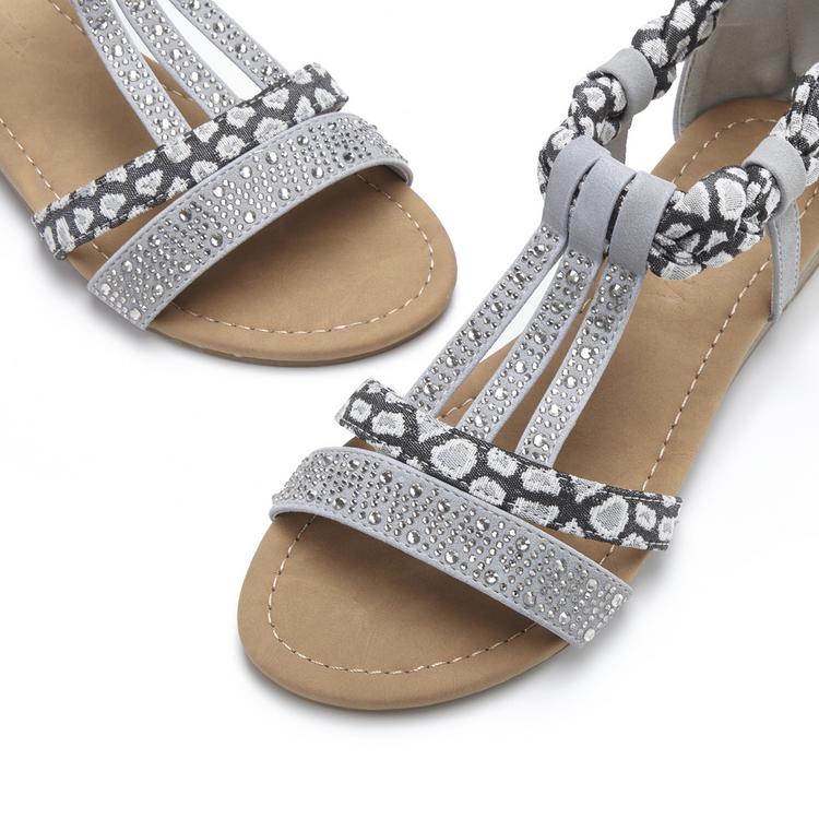 Lascana Lascana Sandale Sandalen Damen - grau - 2 | SportScheck