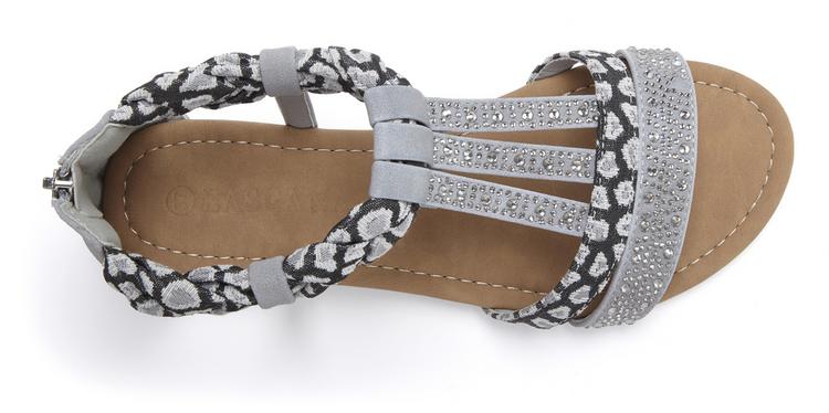 Lascana Lascana Sandale Sandalen Damen - grau - 3 | SportScheck