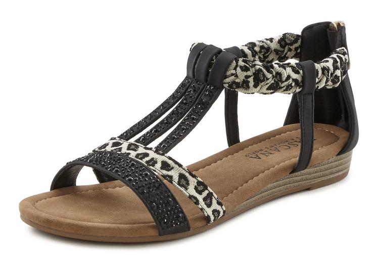 Lascana Lascana Sandale Sandalen Damen - schwarz - leo - 5 | SportScheck