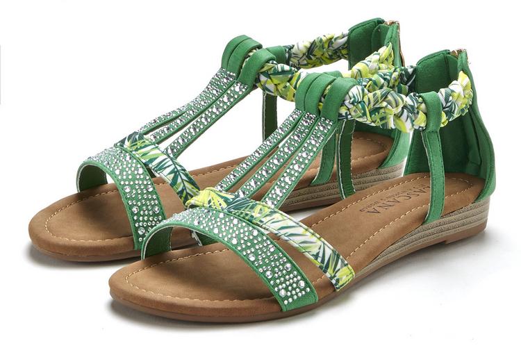Lascana Lascana Sandale Sandalen Damen - gr&uuml;n - 0 | SportScheck
