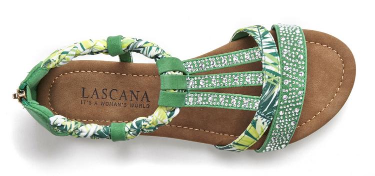Lascana Lascana Sandale Sandalen Damen - gr&uuml;n - 0 | SportScheck