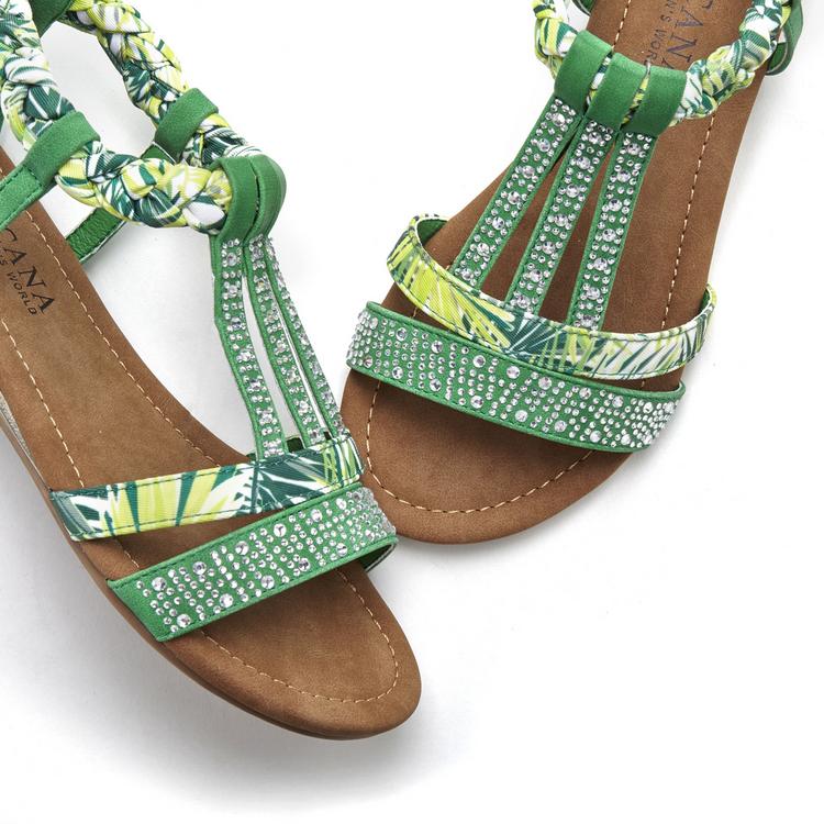 Lascana Lascana Sandale Sandalen Damen - gr&uuml;n - 1 | SportScheck