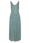 Vivance Midikleid Kleid Damen - gr&uuml;n-bedruckt