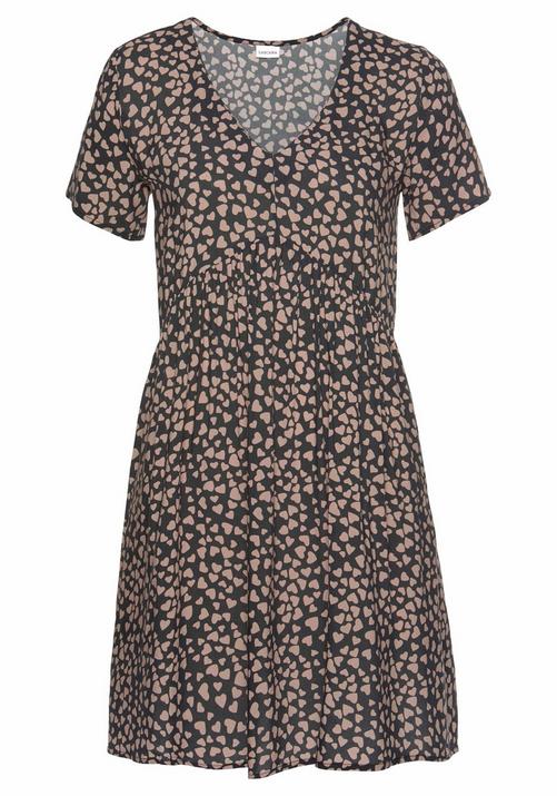 Lascana Blusenkleid Kurzarmkleid Damen