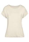 Vivance Kurzarmshirt T-Shirt Damen - beige, khaki