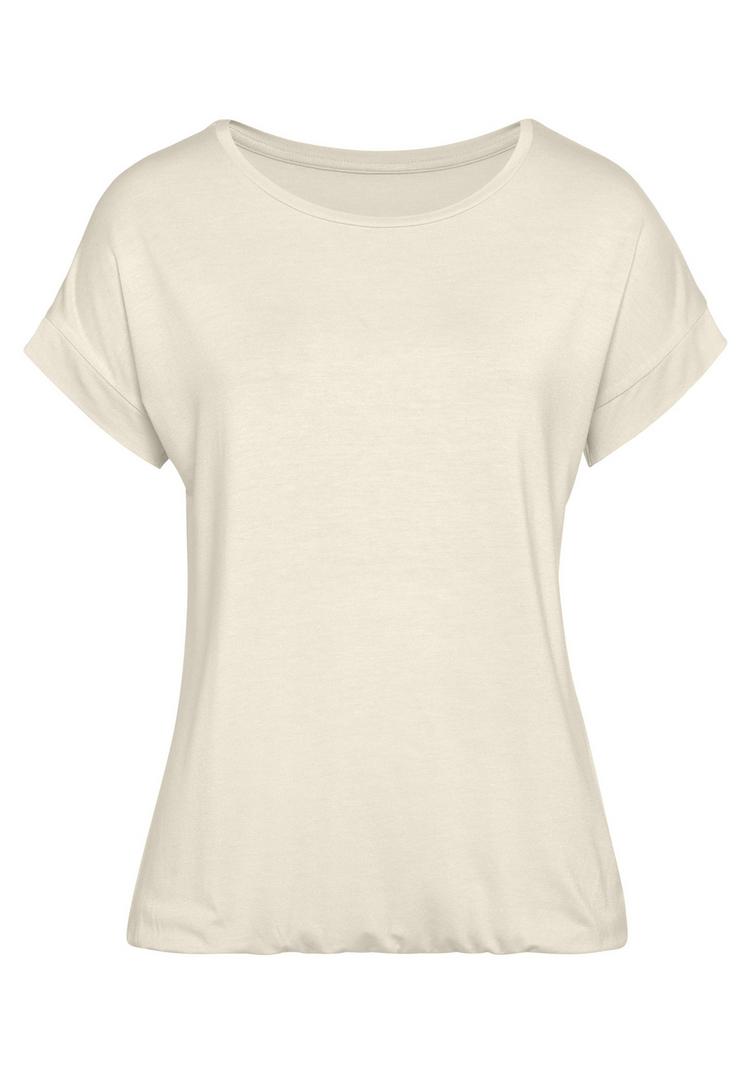 Vivance Vivance Kurzarmshirt T-Shirt Damen - beige, khaki - 0 | SportScheck