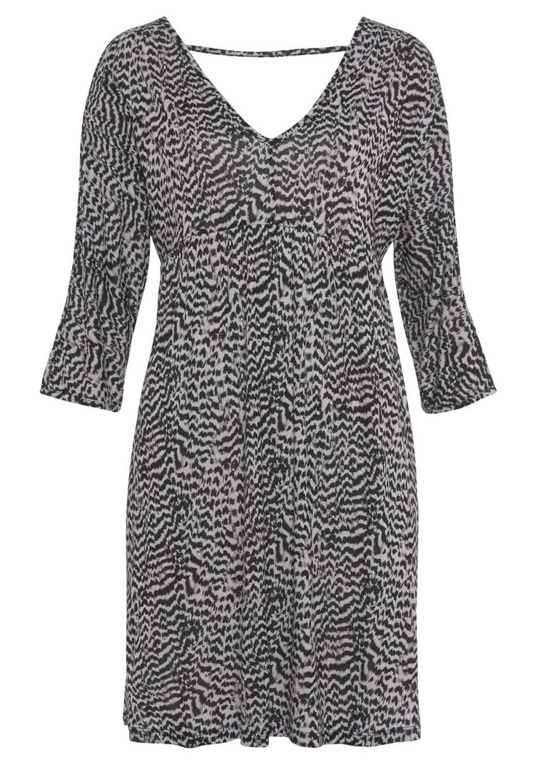Vivance Vivance Jerseykleid Jerseykleid Damen - schwarz-wei&szlig; bedruckt - 0 | SportScheck