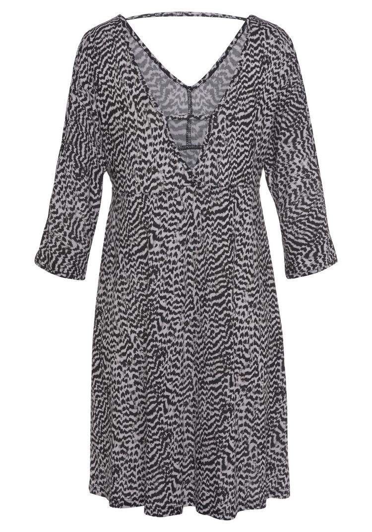 Vivance Vivance Jerseykleid Jerseykleid Damen - schwarz-wei&szlig; bedruckt - 0 | SportScheck