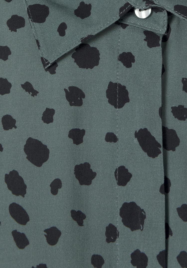 Lascana Lascana Druckkleid Kurzarmkleid Damen - gr&uuml;n-schwarz bedruckt - 1 | SportScheck