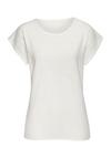 Vivance Kurzarmshirt T-Shirt Damen - creme