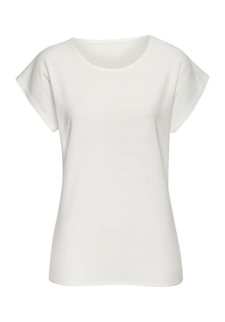 Vivance Vivance Kurzarmshirt T-Shirt Damen - creme - 0 | SportScheck