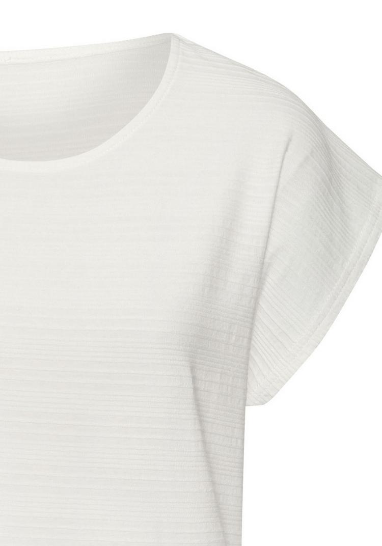 Vivance Vivance Kurzarmshirt T-Shirt Damen - creme - 0 | SportScheck