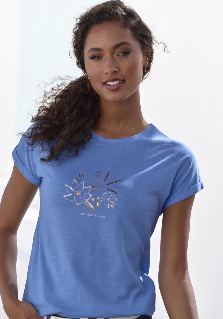 Vivance Vivance T-Shirt T-Shirt Damen - blau - 2 | SportScheck