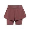adidas adidas by Stella McCartney Training Funktionsshorts Damen - Burgundy
