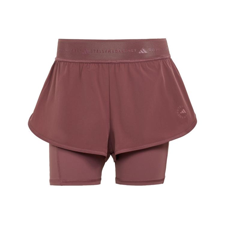 adidas adidas adidas by Stella McCartney Training Funktionsshorts Damen - Burgundy - 0 | SportScheck