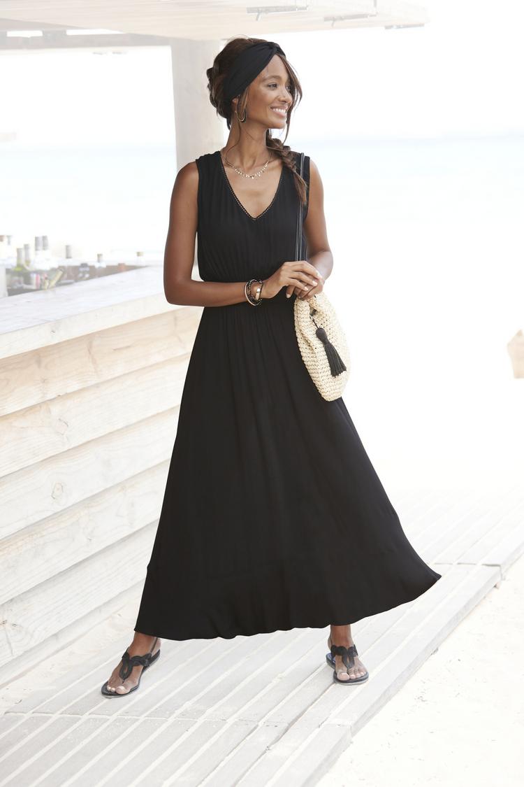 S.OLIVER S.OLIVER Maxikleid Maxikleid Damen - schwarz - 1 | SportScheck