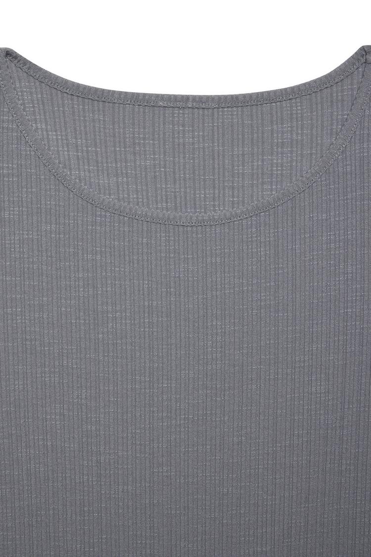 Vivance Vivance Langarmshirt Langarmshirt Damen - graublau - 0 | SportScheck