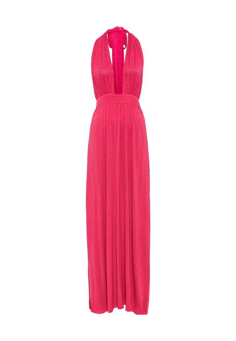 LSCN by Lascana LSCN by Lascana Neckholderkleid Neckholderkleid Damen - himbeere - 0 | SportScheck
