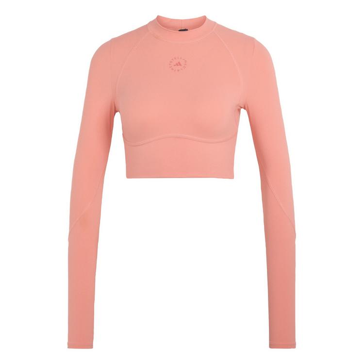 adidas adidas adidas By Stella McCartney Training Croptop Damen - Soft Terracotta - 0 | SportScheck