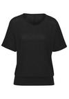 Vivance Kurzarmshirt T-Shirt Damen - schwarz