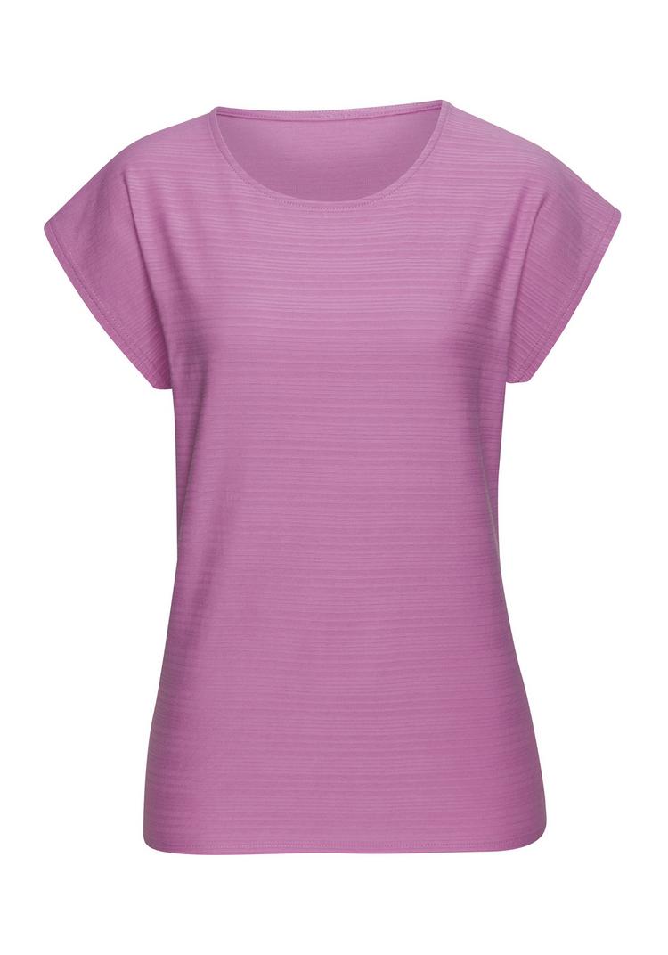Vivance Vivance Kurzarmshirt T-Shirt Damen - orchidee - 0 | SportScheck