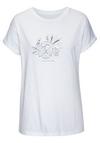 Vivance T-Shirt T-Shirt Damen - wei&szlig; bedruckt