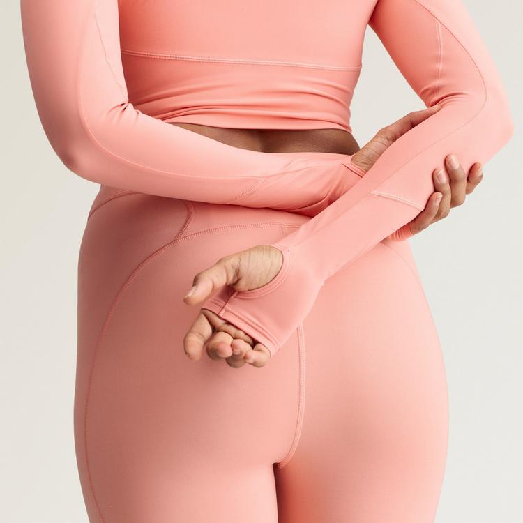 adidas adidas adidas By Stella McCartney Training Croptop Damen - Soft Terracotta - 1 | SportScheck