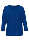 Vivance Langarmshirt Langarmshirt Damen - royalblau