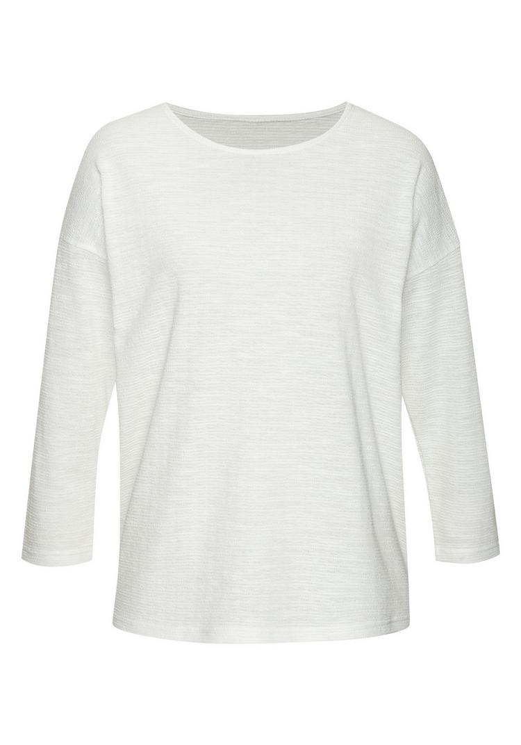 Vivance Vivance Langarmshirt Langarmshirt Damen - royalblau, creme - 1 | SportScheck