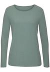 Vivance Langarmshirt Langarmshirt Damen - eucalyptus