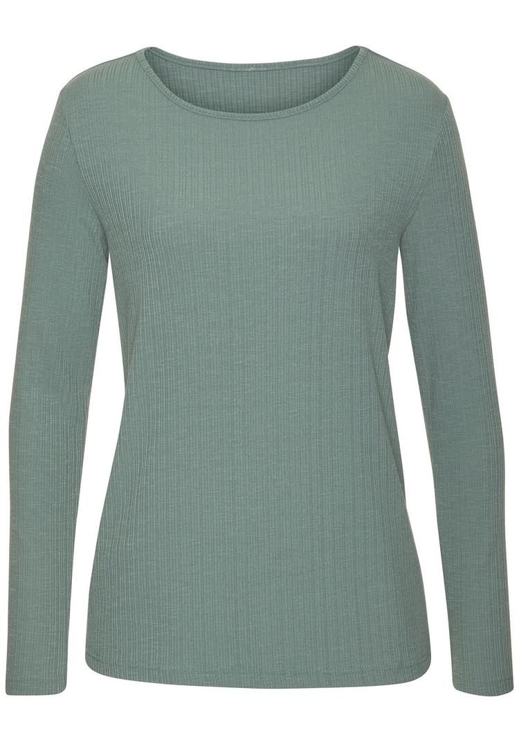 Vivance Vivance Langarmshirt Langarmshirt Damen - eucalyptus - 0 | SportScheck