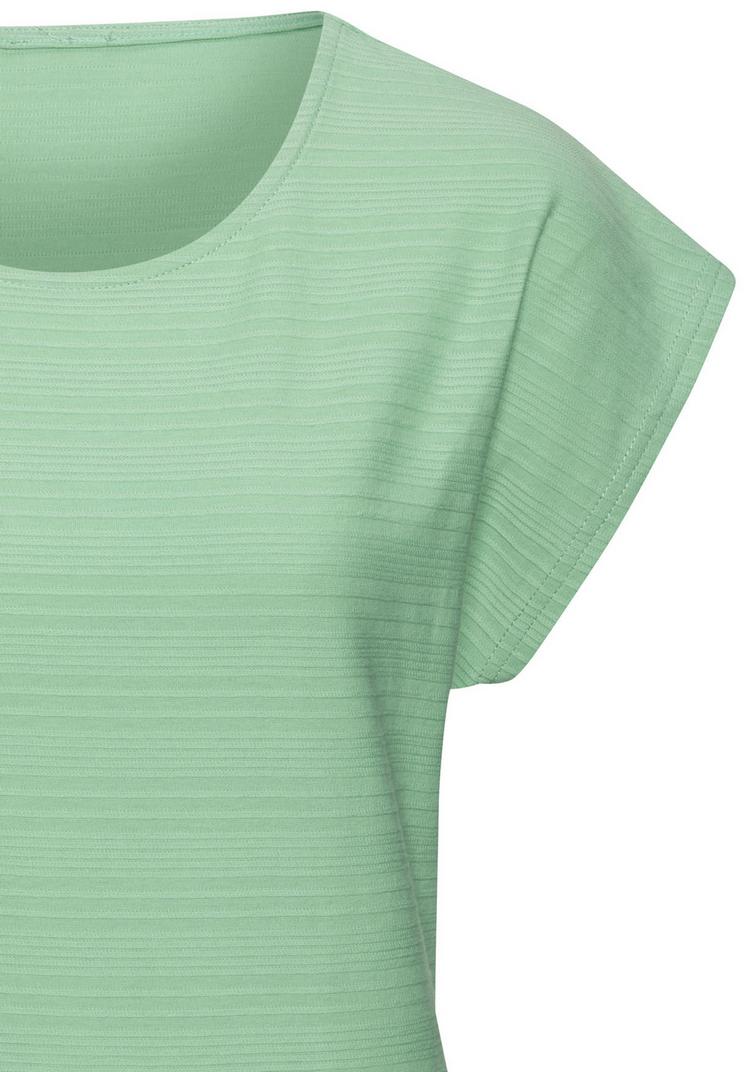 Vivance Vivance Kurzarmshirt T-Shirt Damen - gr&uuml;n, creme - 0 | SportScheck