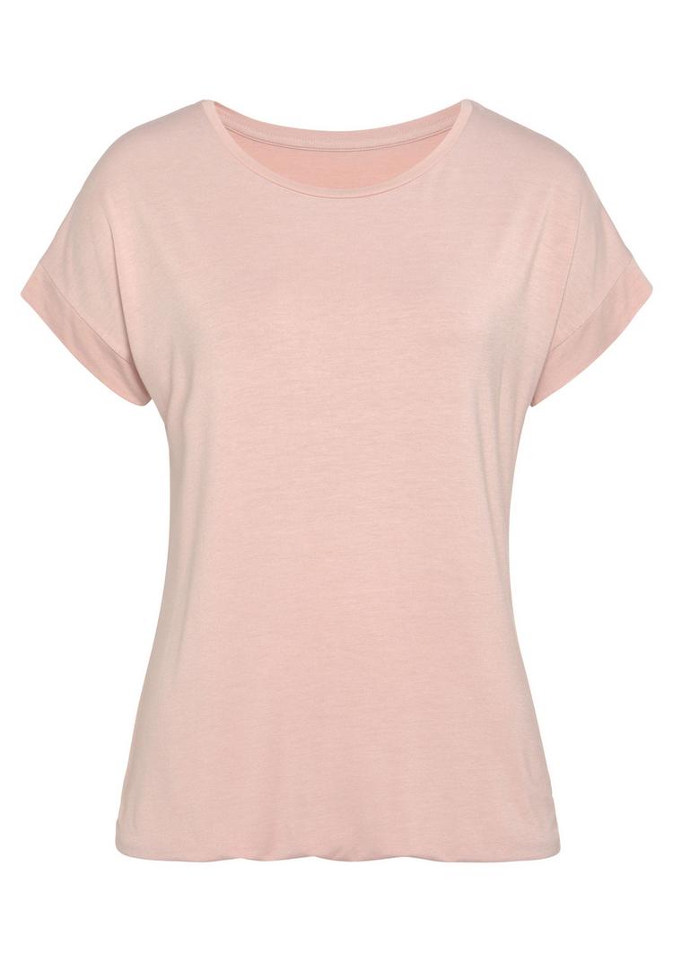 Vivance Vivance Kurzarmshirt T-Shirt Damen - rose, beere - 0 | SportScheck