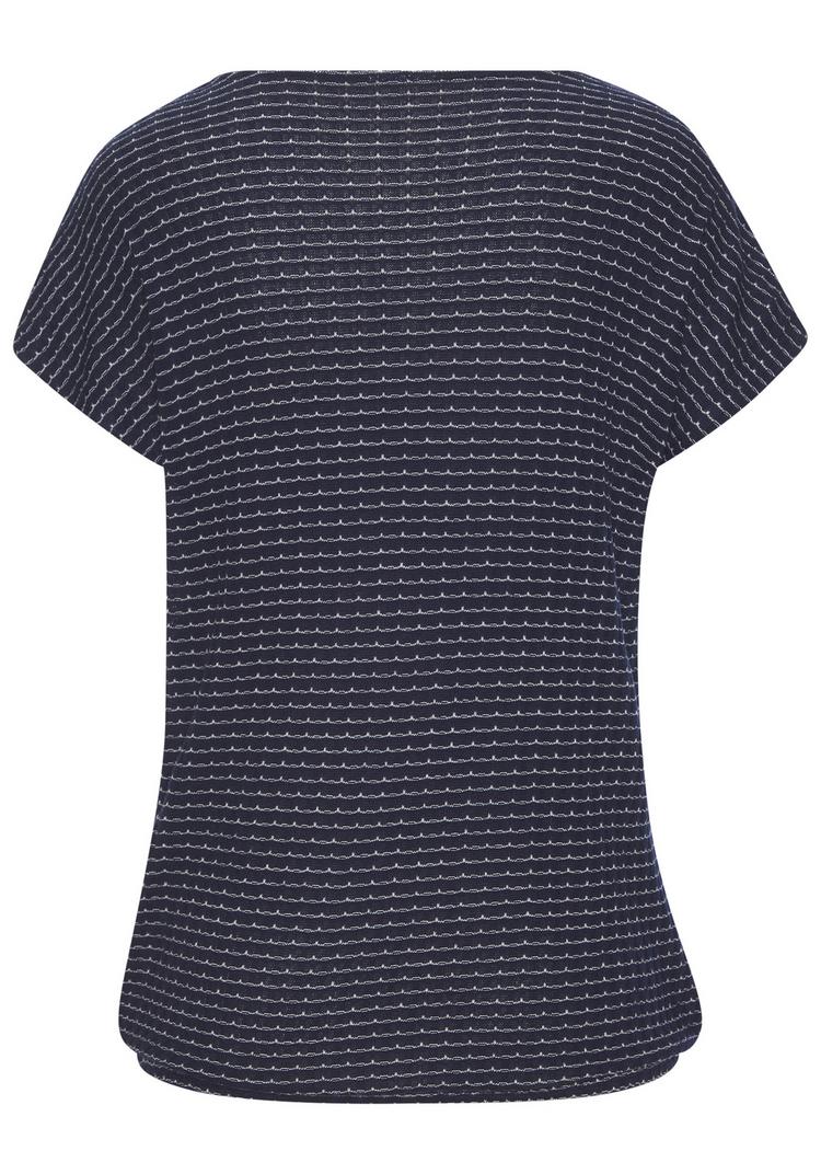 Vivance Vivance Kurzarmshirt T-Shirt Damen - navy, creme - 0 | SportScheck