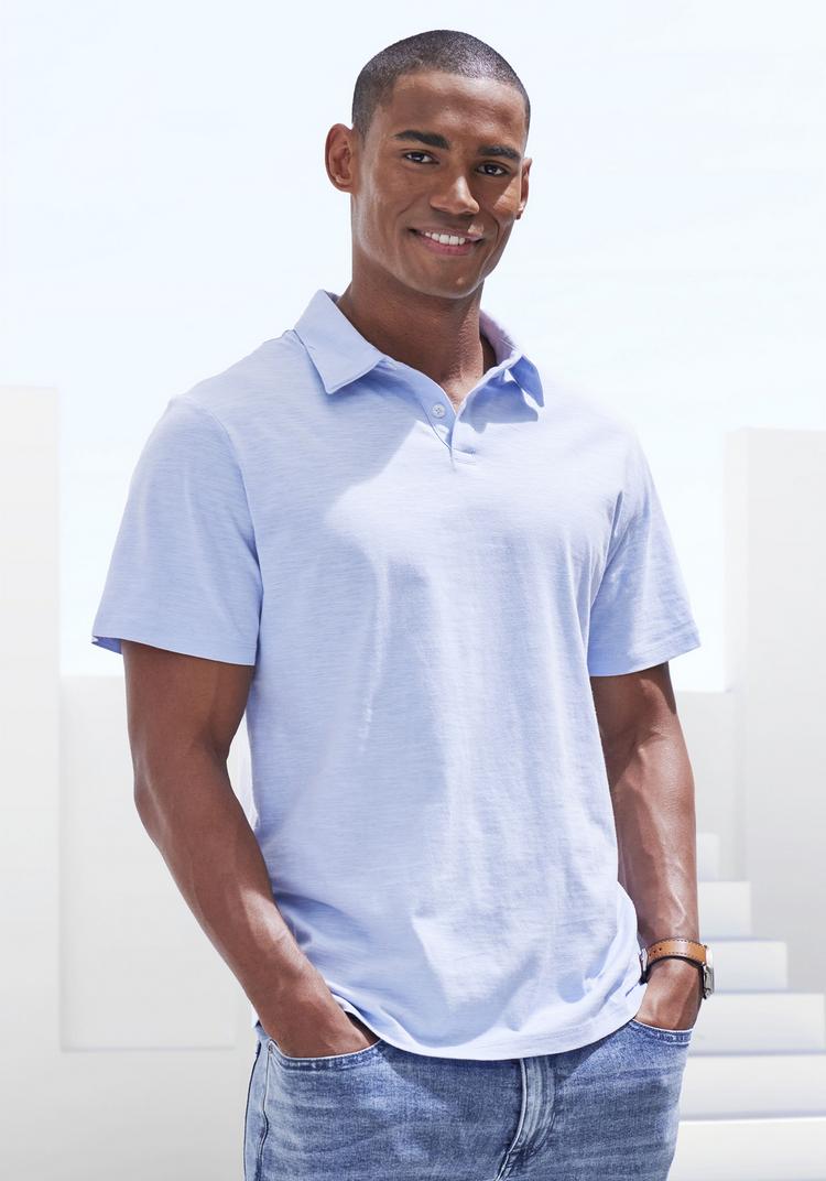 John Devin John Devin Poloshirt Poloshirt Herren - hellblau - 1 | SportScheck