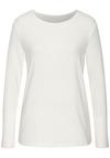 Vivance Langarmshirt Langarmshirt Damen - creme