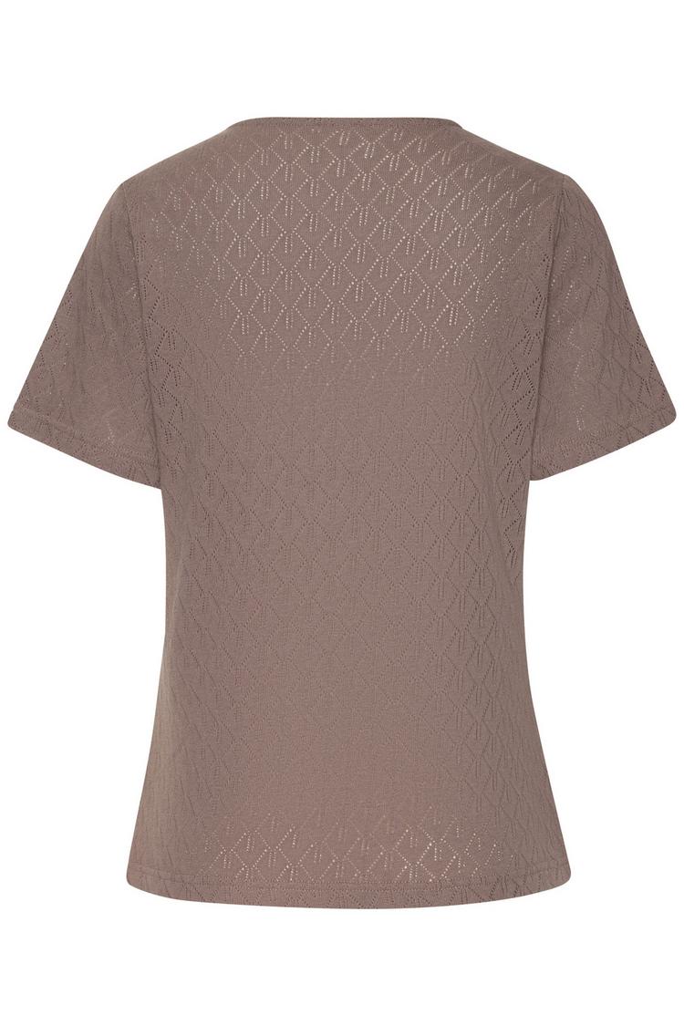 Vivance Vivance Kurzarmshirt T-Shirt Damen - taupe - 0 | SportScheck