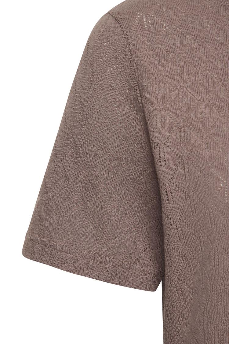 Vivance Vivance Kurzarmshirt T-Shirt Damen - taupe - 1 | SportScheck