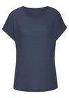 Vivance Kurzarmshirt T-Shirt Damen - blau