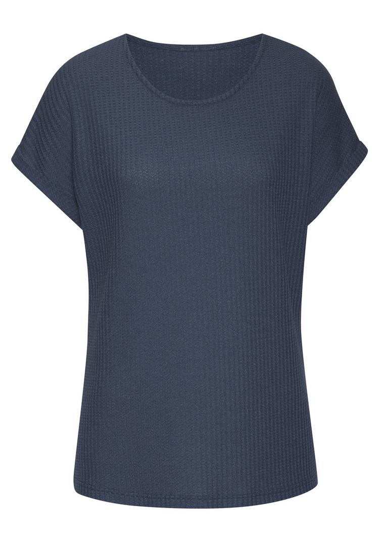 Vivance Vivance Kurzarmshirt T-Shirt Damen - blau - 0 | SportScheck