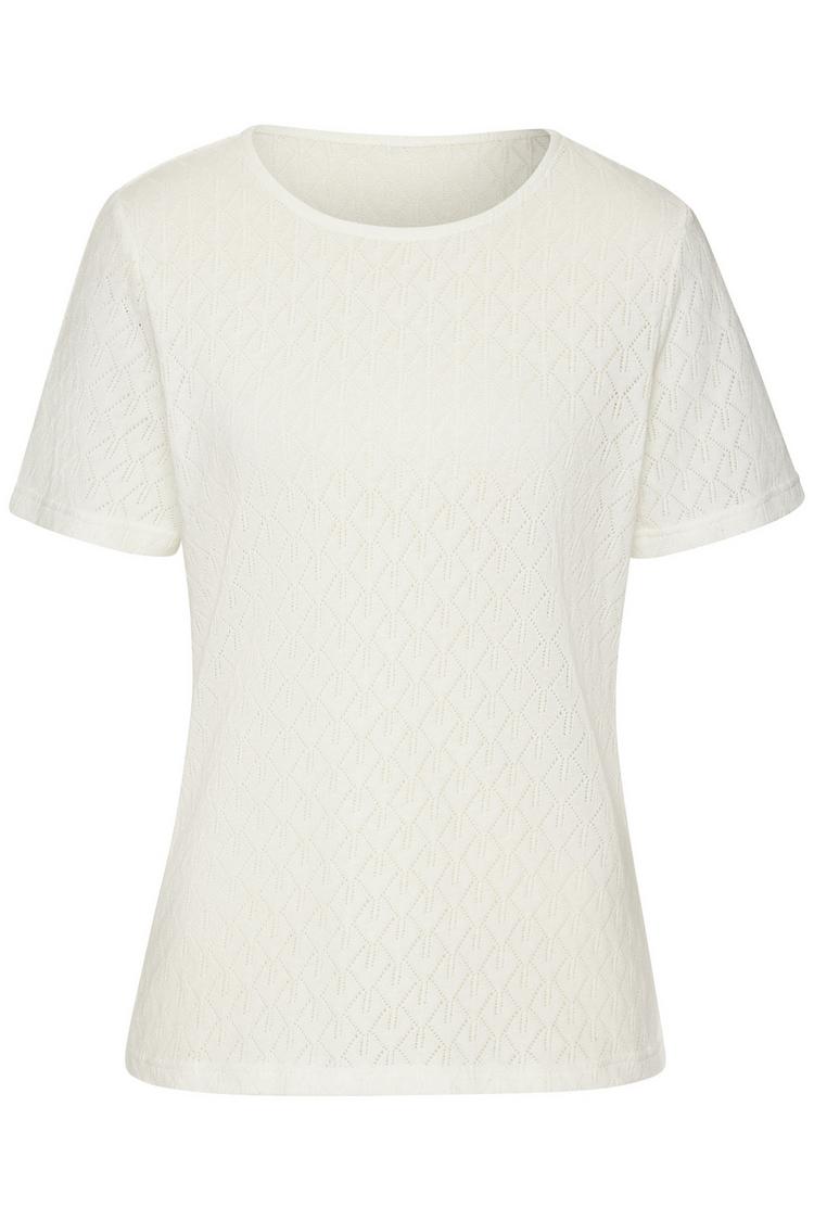 Vivance Vivance Kurzarmshirt T-Shirt Damen - creme - 0 | SportScheck