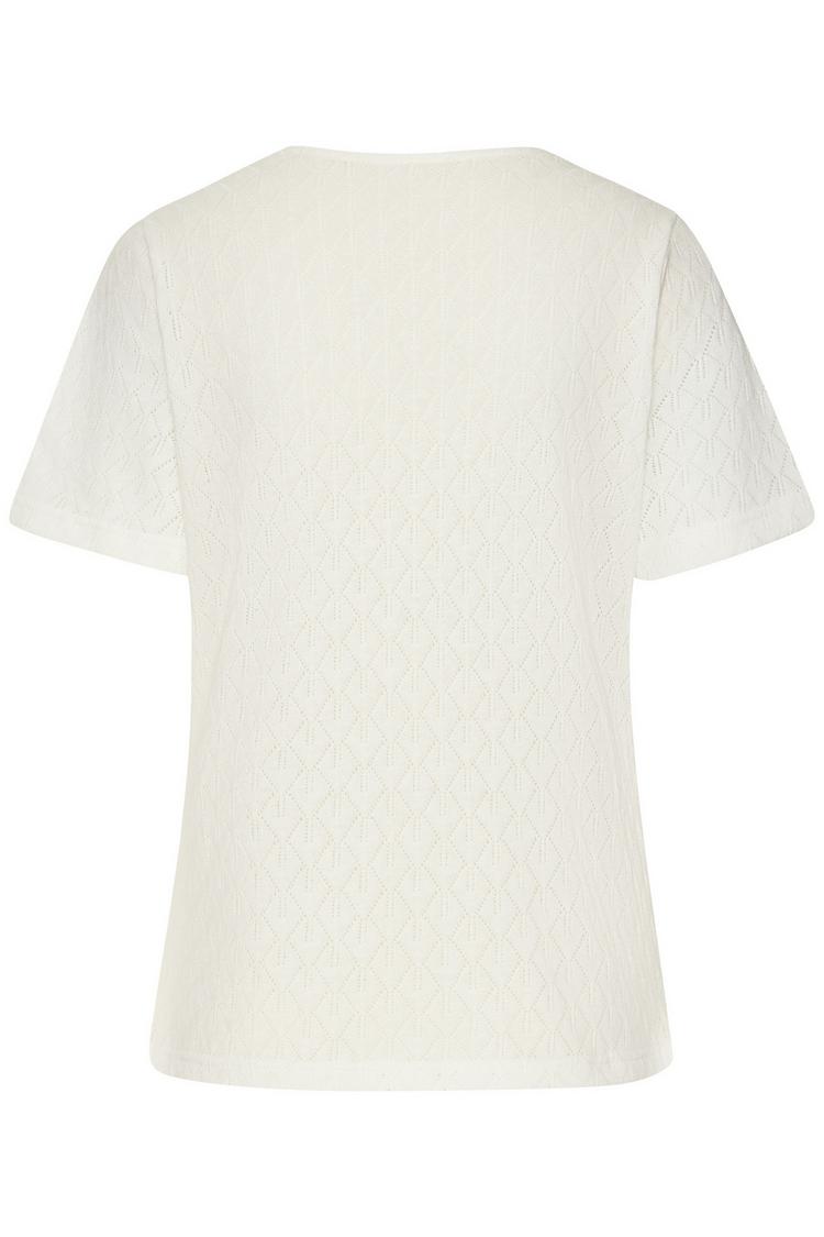 Vivance Vivance Kurzarmshirt T-Shirt Damen - creme - 0 | SportScheck