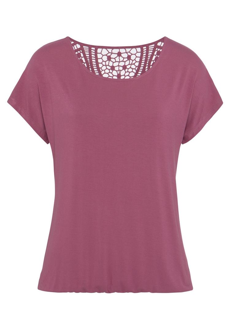 Vivance Vivance Kurzarmshirt T-Shirt Damen - rose, beere - 1 | SportScheck