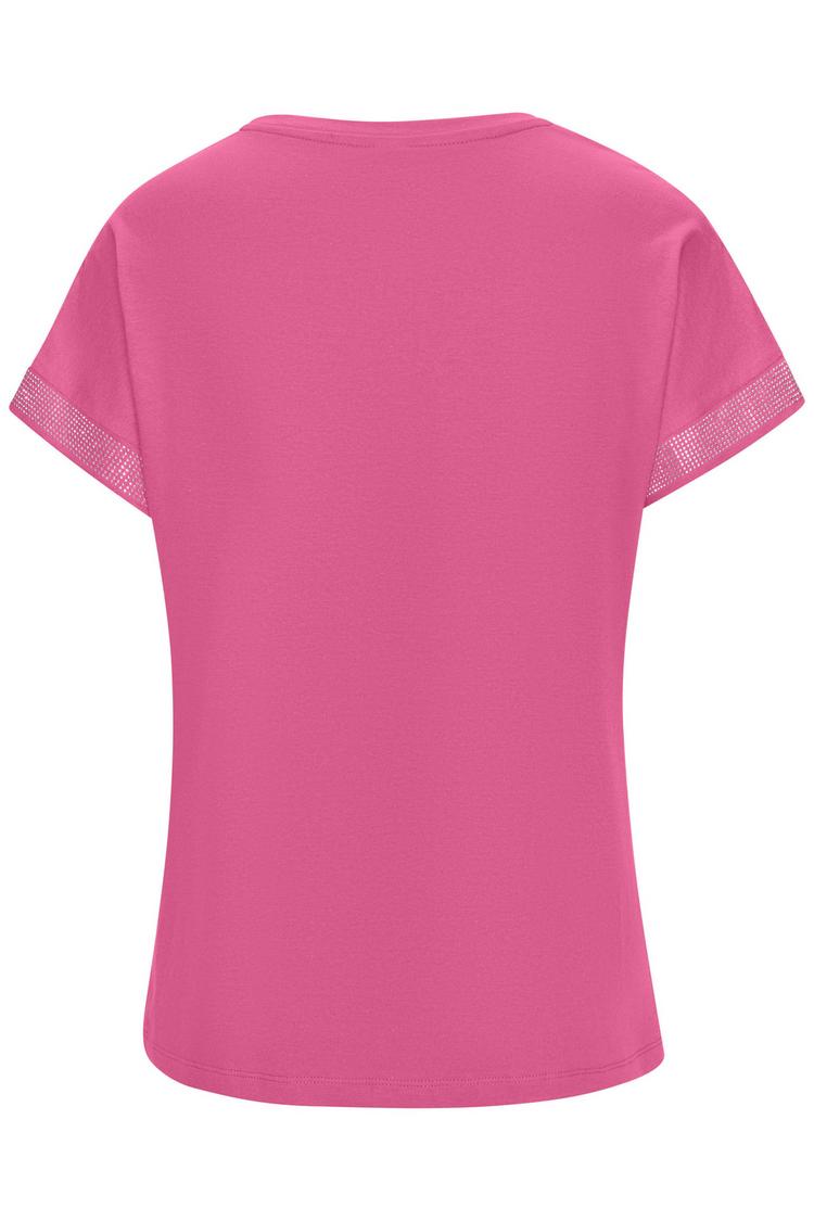 Lascana Lascana Kurzarmshirt T-Shirt Damen - pink - 1 | SportScheck
